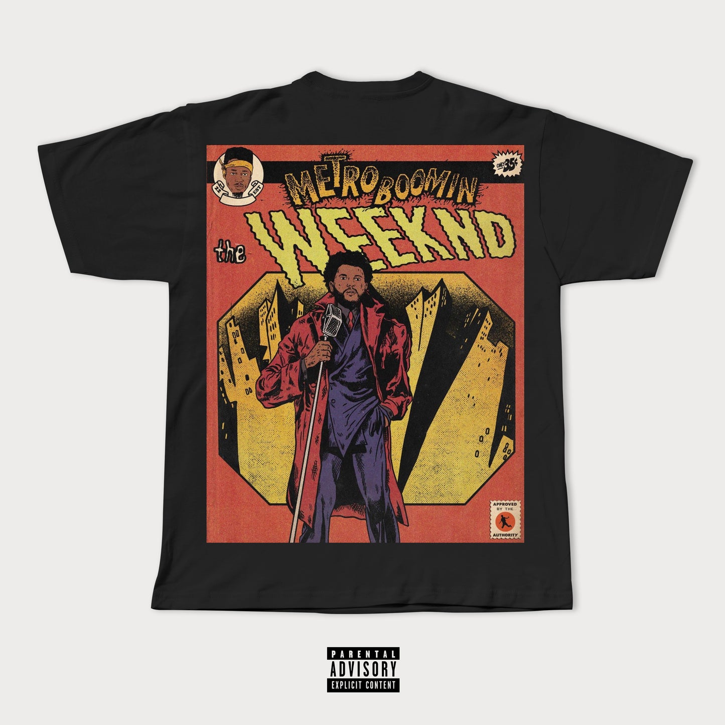 THE WEEKND X METRO BOOMIN COMIC TEE